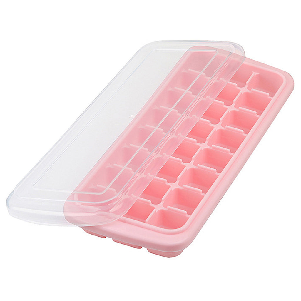 24-Slot Square Silicone Ice Cube Tray