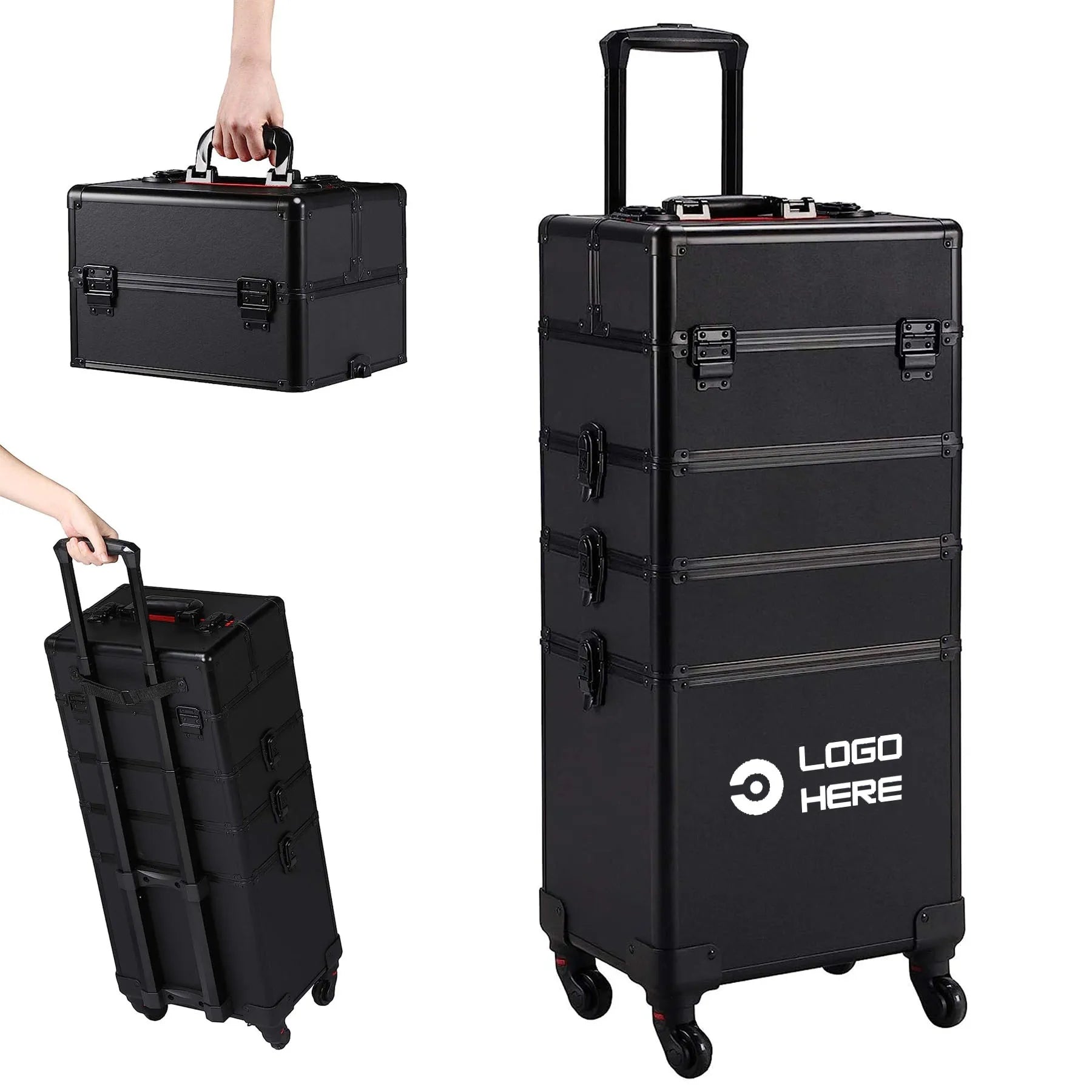 4 In 1 Makeup Train Case