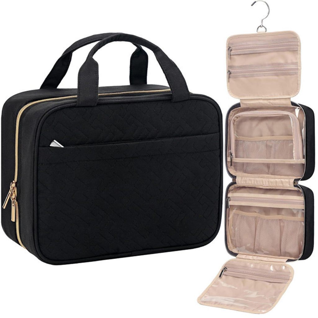 Travel Toiletry Bag with Hanging Hook Waterproof Makeup