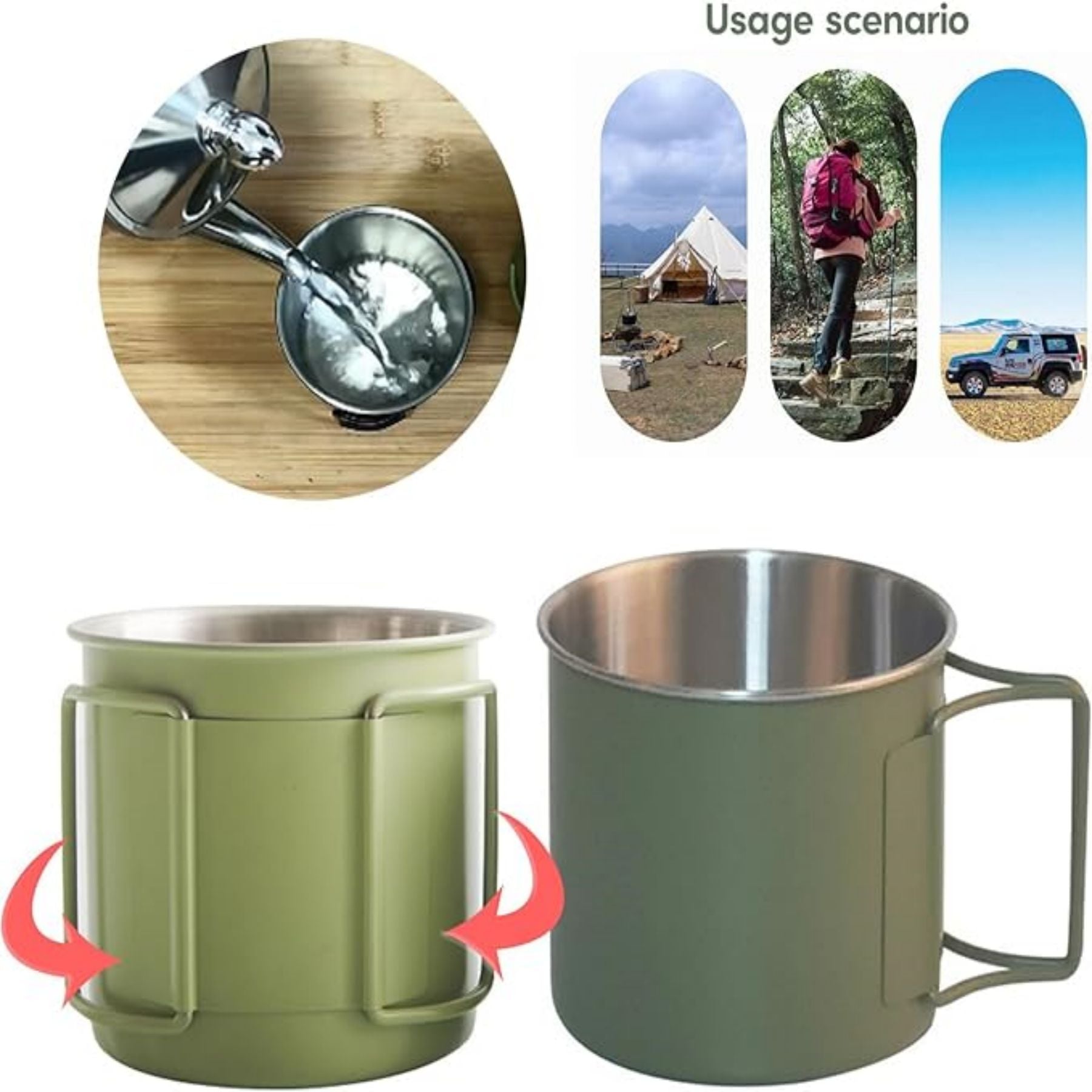 Stainless Steel Camping Cup