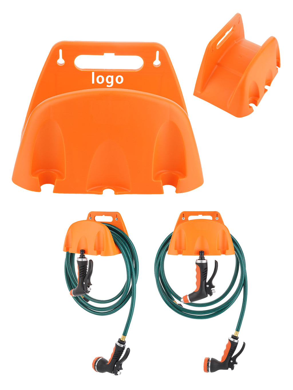 Wall-Mounted Plastic Pipe Organizer