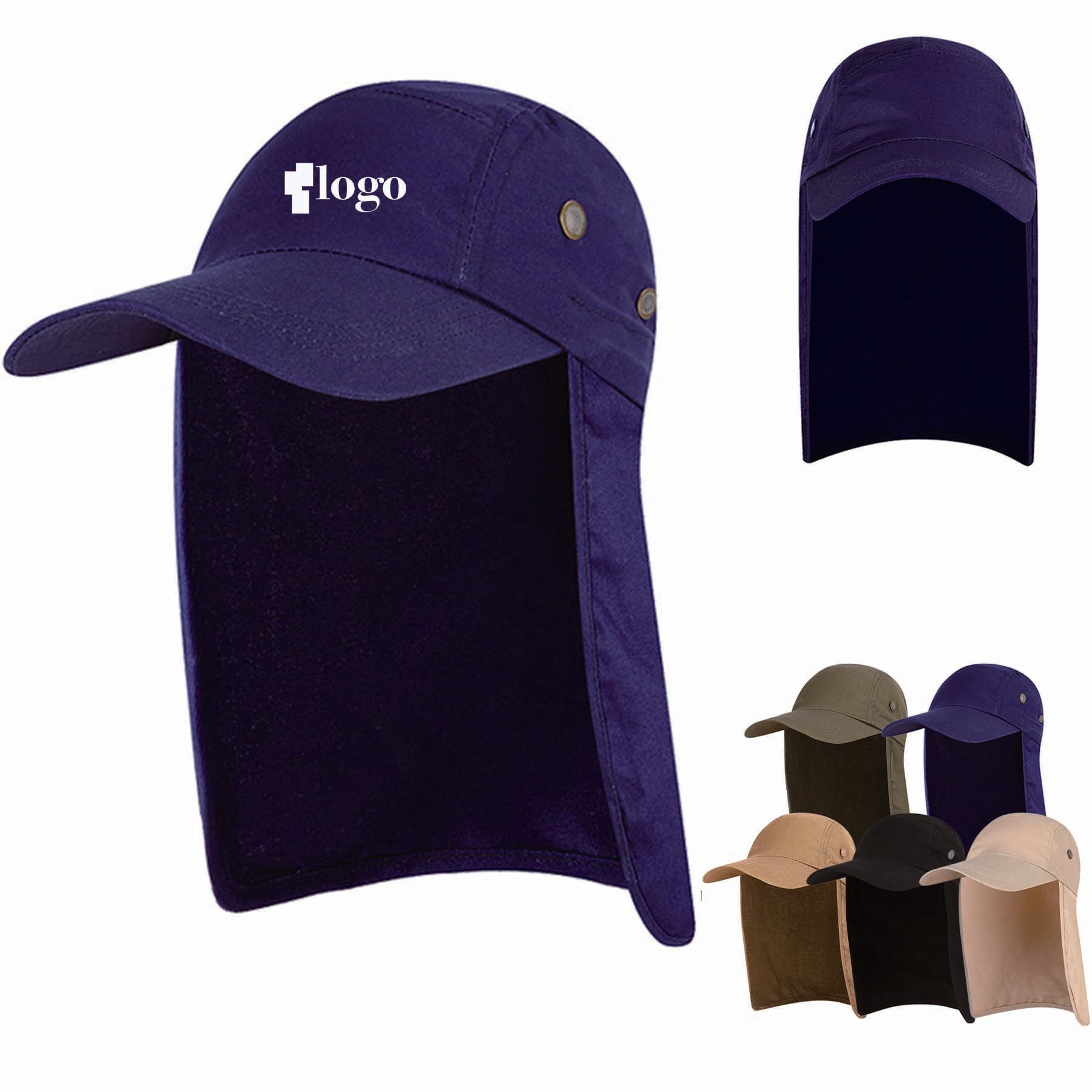 Foldable Neck Flap Cover Sun Cap