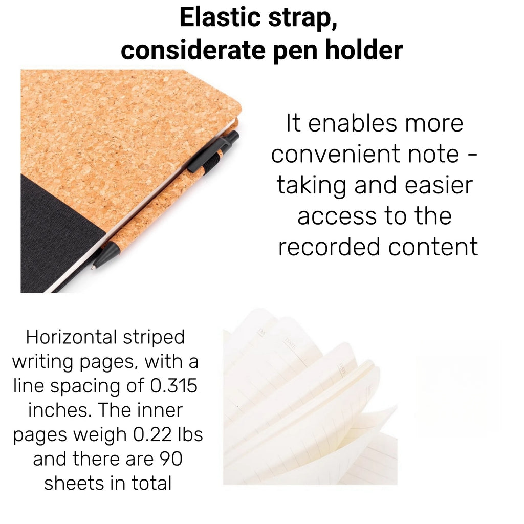 A5 Cork Notebook With Pen