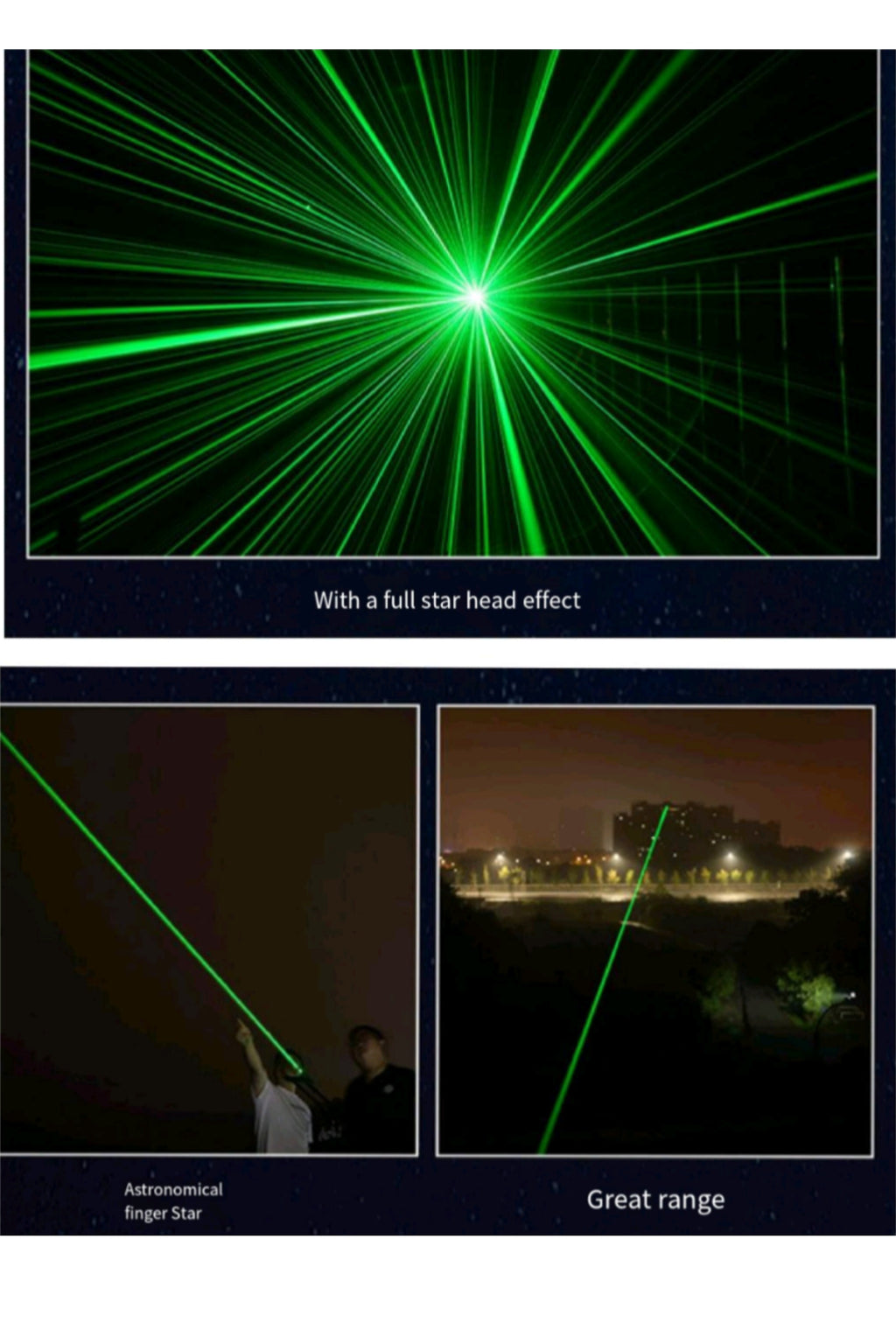 Long Range Laser Flashlight