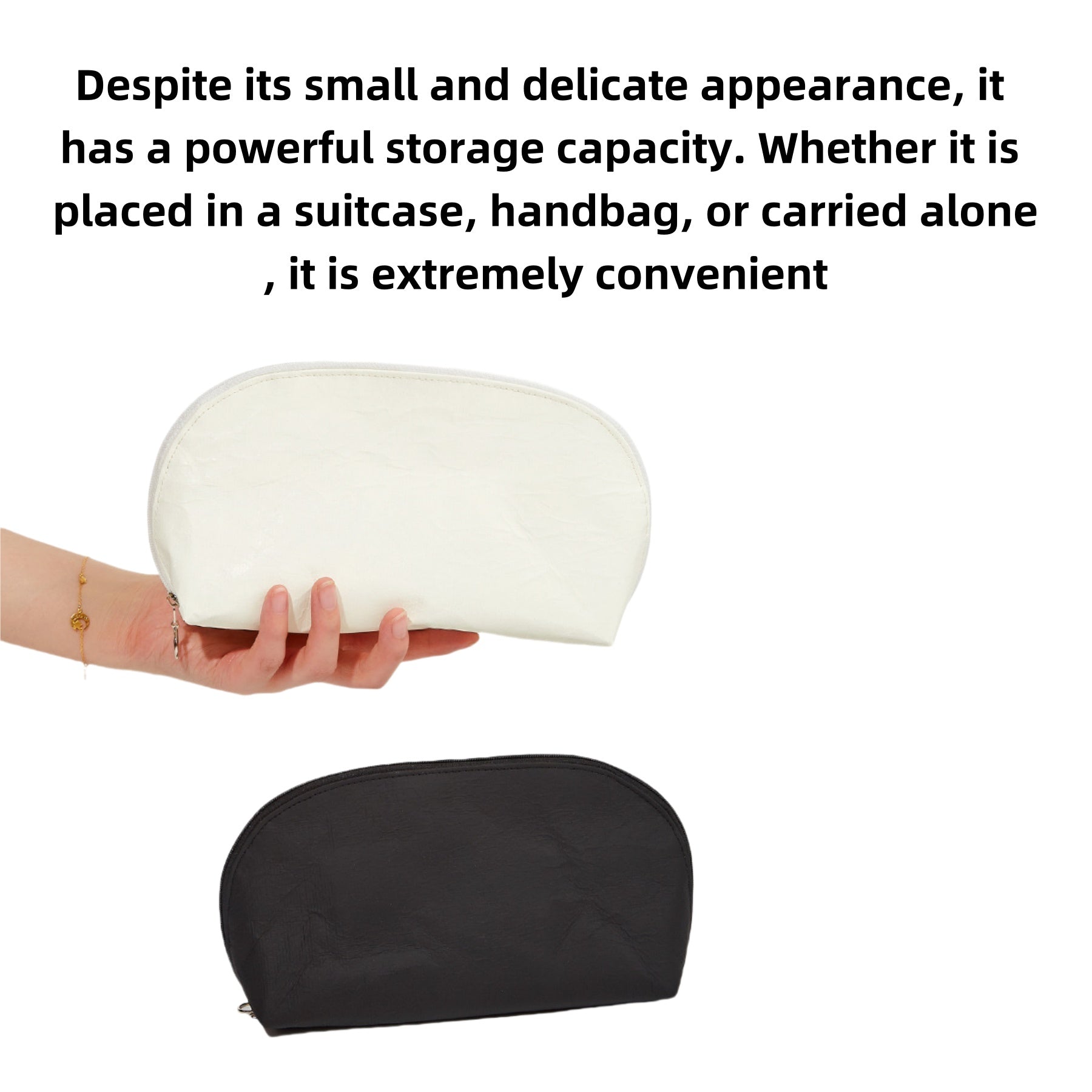 Portable Tyvek Makeup Bag