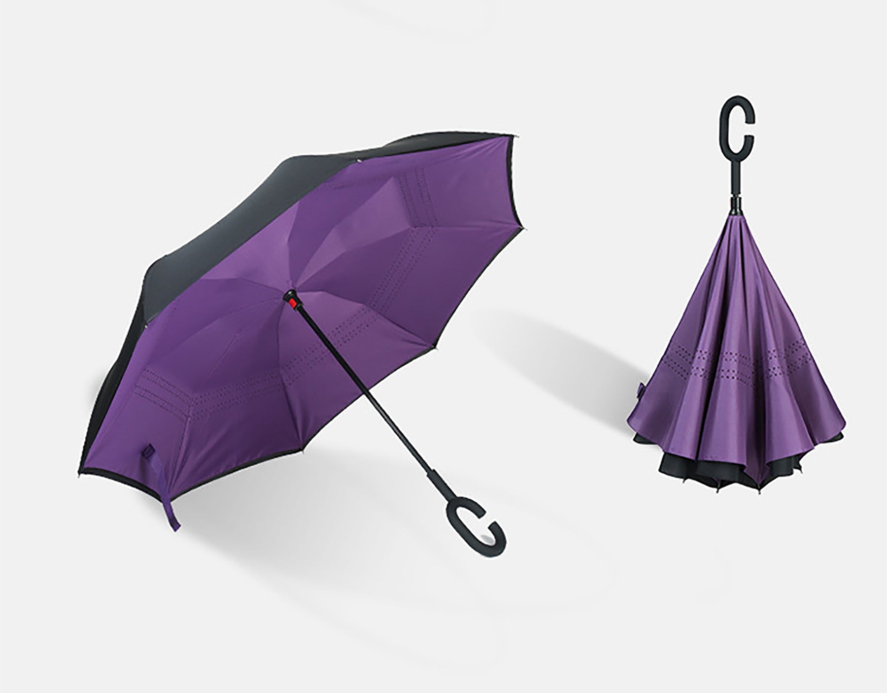 Double Layer Inverted Windproof Reverse Umbrella