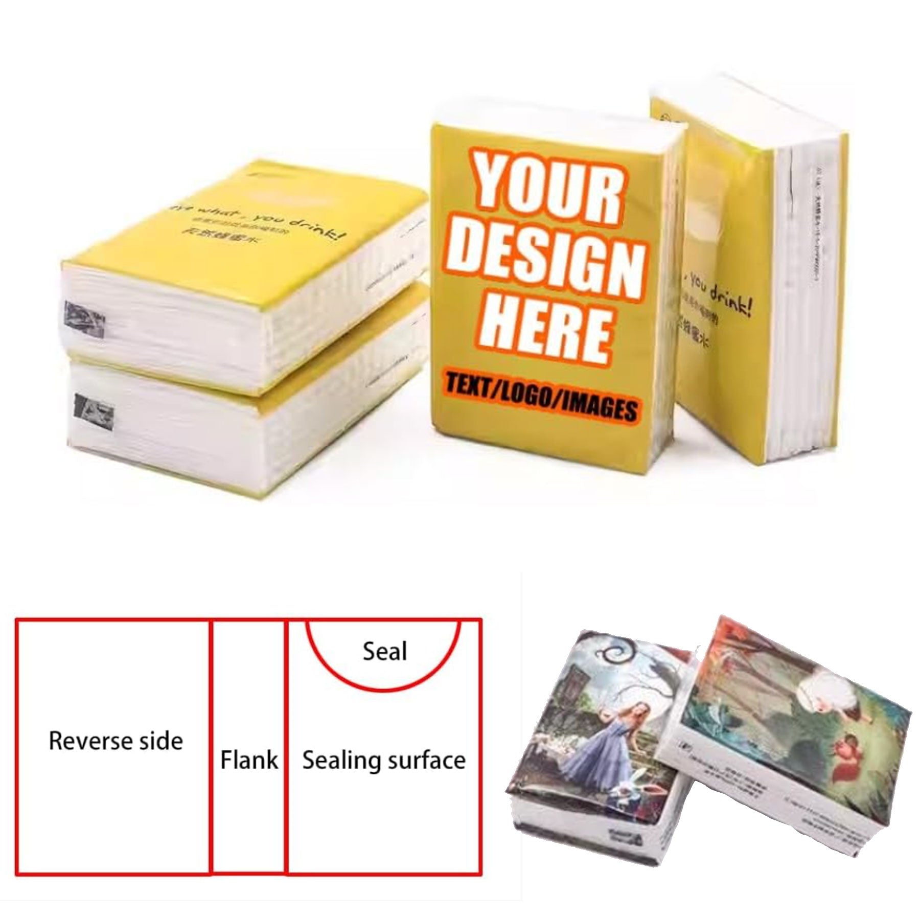 Custom Pocket Tissue Or Facial Tissue