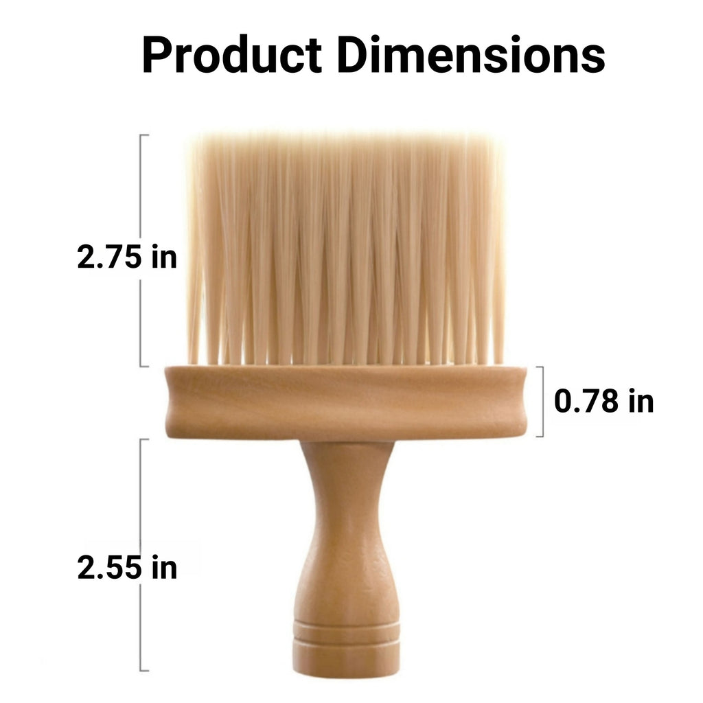 Solid Wood Bristle Brush For Car Interior Cleaning