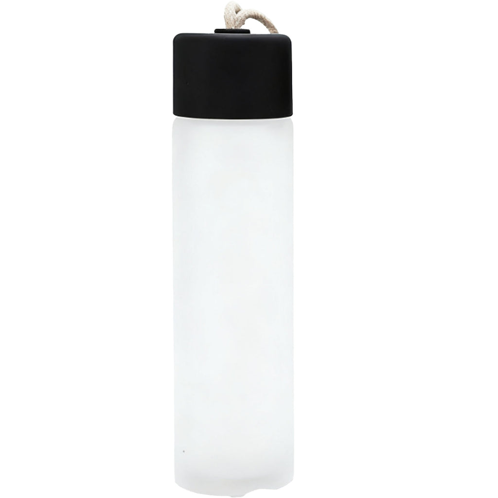 12oz (350ml) Frosted Glass Tumbler With Lid