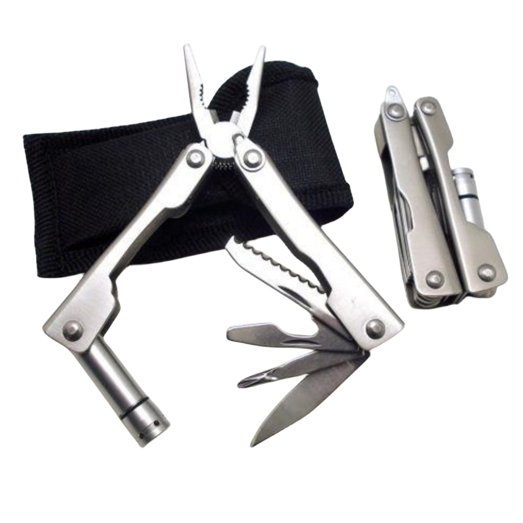 Multi-Tool Pliers W/ Light And Key Chain