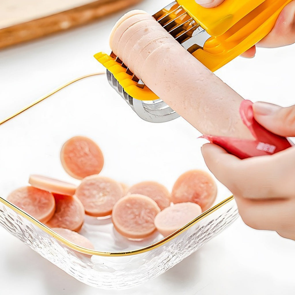 Stainless Steel Fruit CuttingTool Banana Ham Slicer