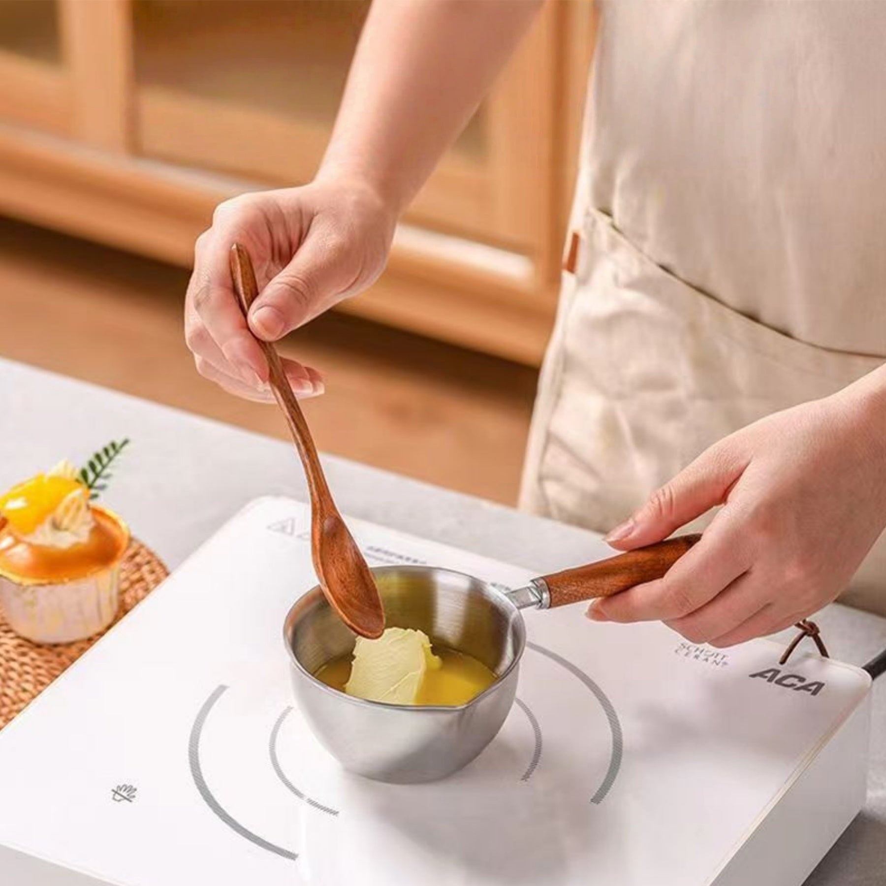 Stainless Steel Multipurpose Mini Oil Splashing Pot