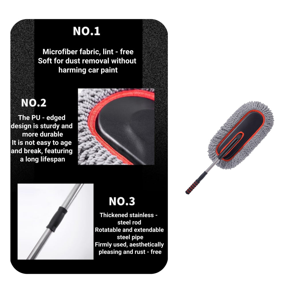 Extendable Microfiber Car Cleaning Brush
