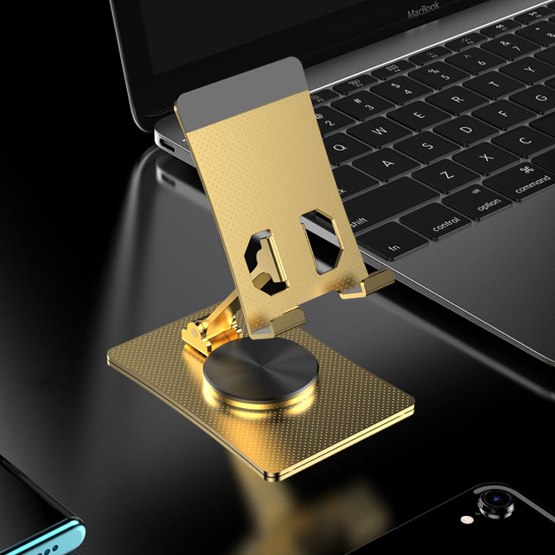 Aluminum Alloy Rotating Folding Phone Holder