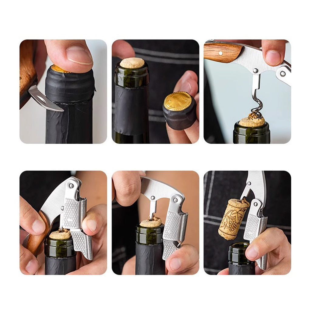 Multifunctional Wine Opener With Holster