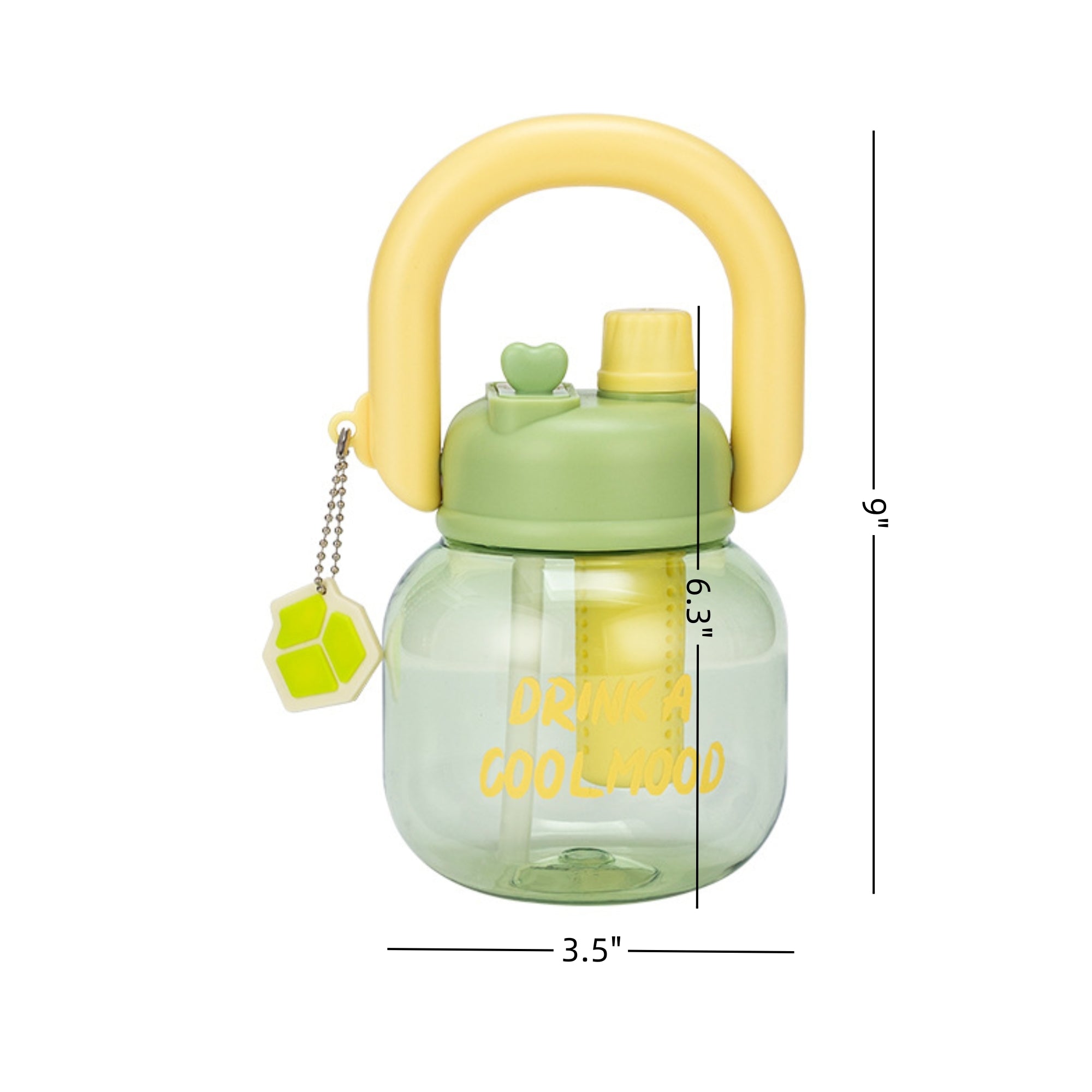 800ML Large capacity Dual spout Children's Water Cup