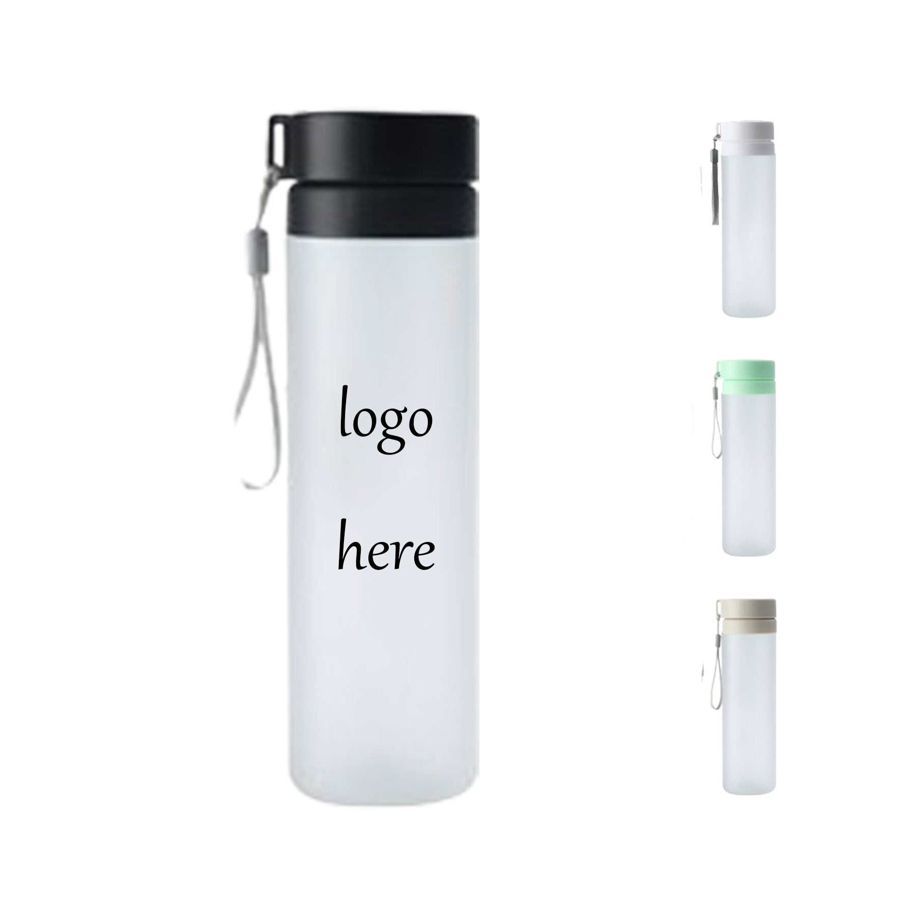 Frosted Translucent Plastic Bottle