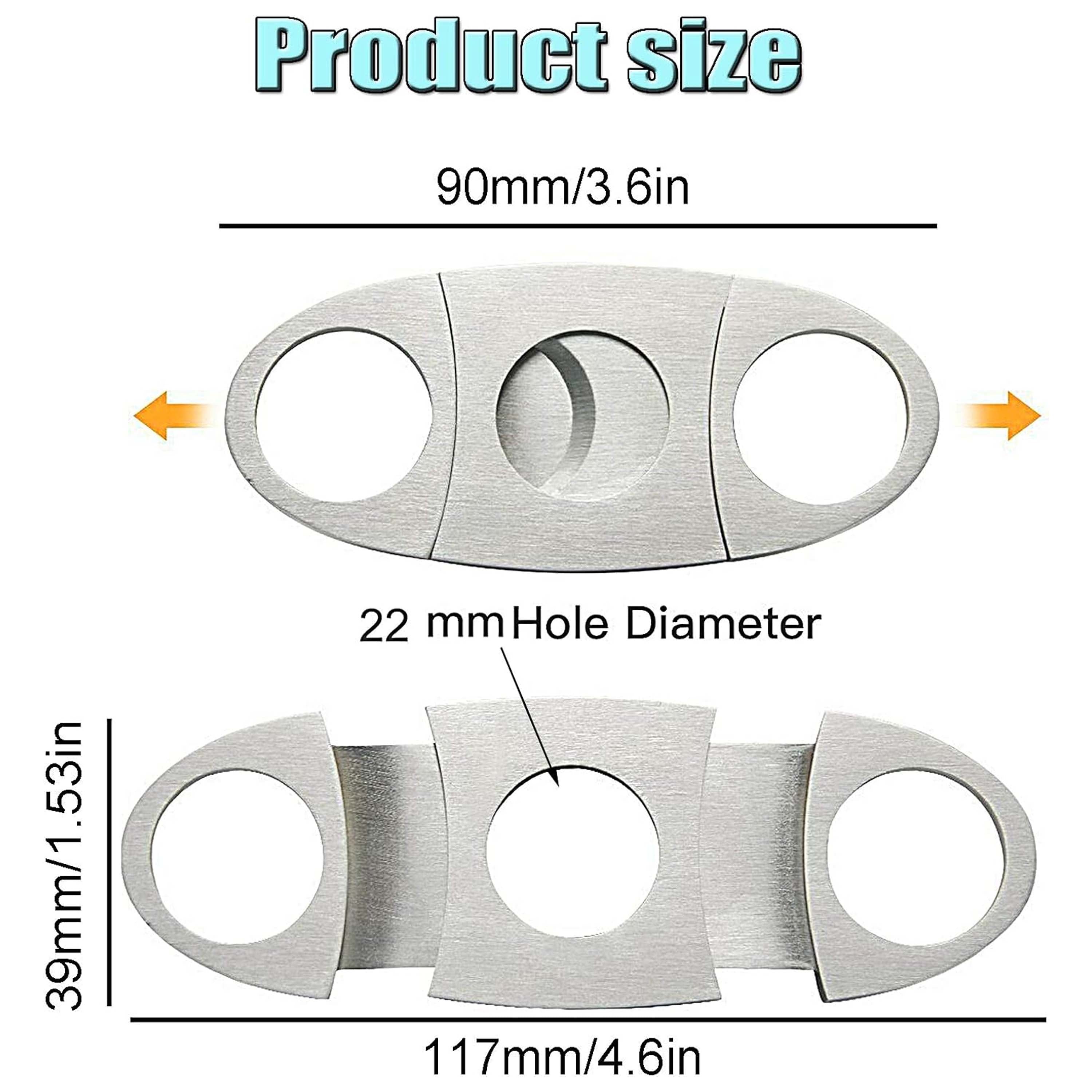 Stainless Steel Smooth Cigar Clippers