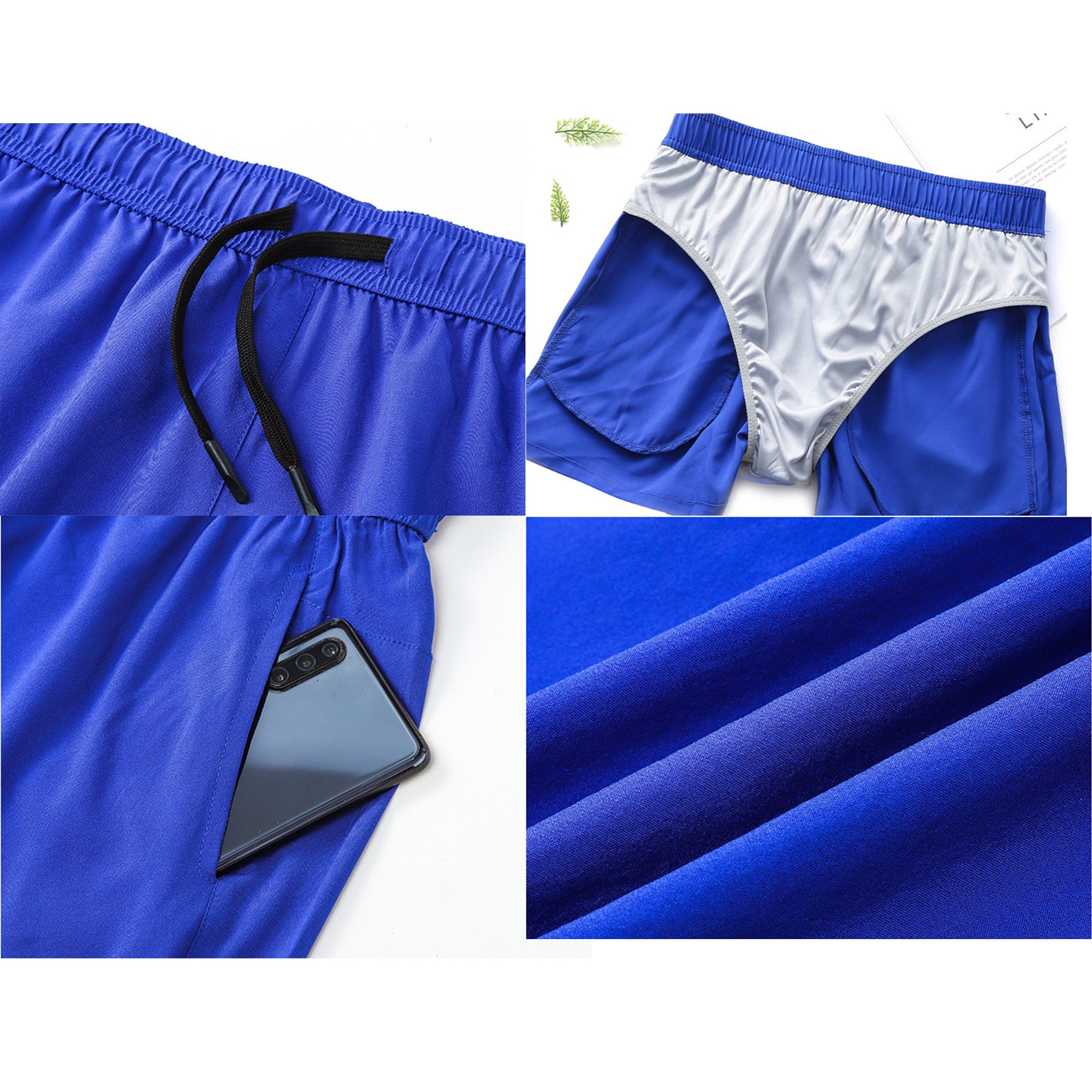 Men's Mesh Athletic Performance Gym Shorts with Pockets
