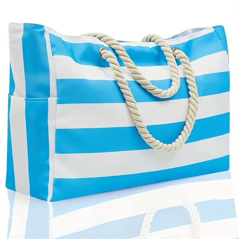 Waterproof Beach Tote Bag with Zipper