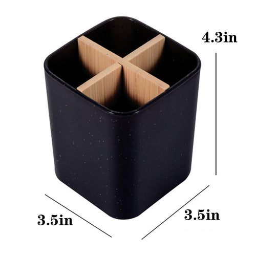 Bamboo Toothbrush Holder For Bathrooms