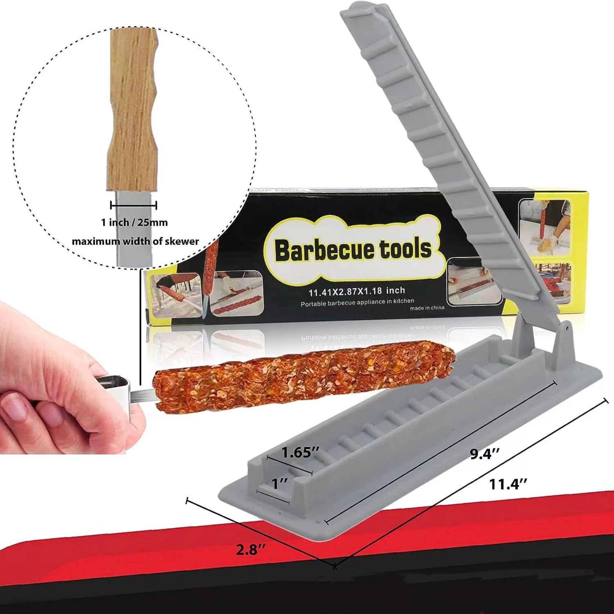Outdoor BBQ Kebab Skewer Maker