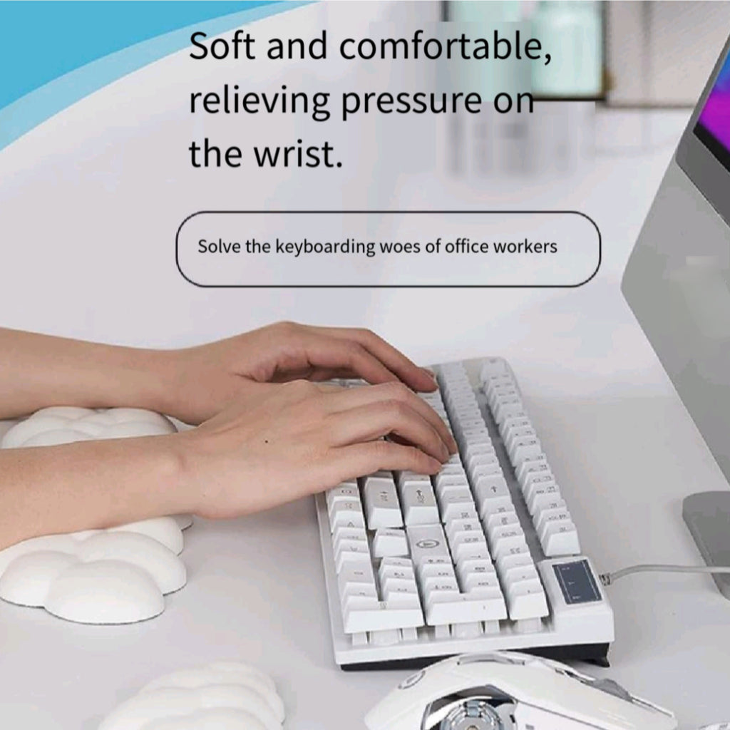 Large Memory Foam Wrist Rest Ergonomic Non Slip Cloud Pad