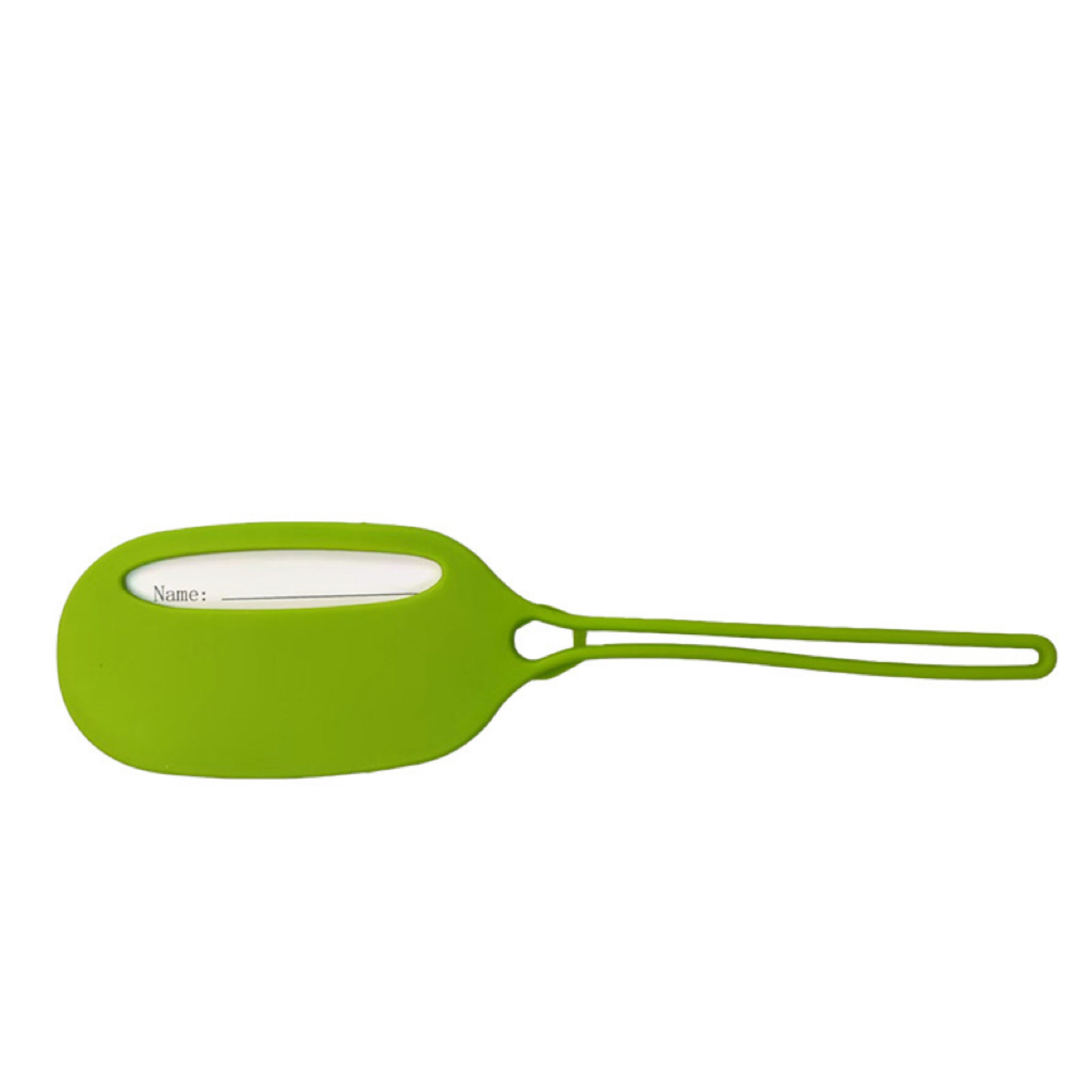 Oval Silicone Luggage Tag
