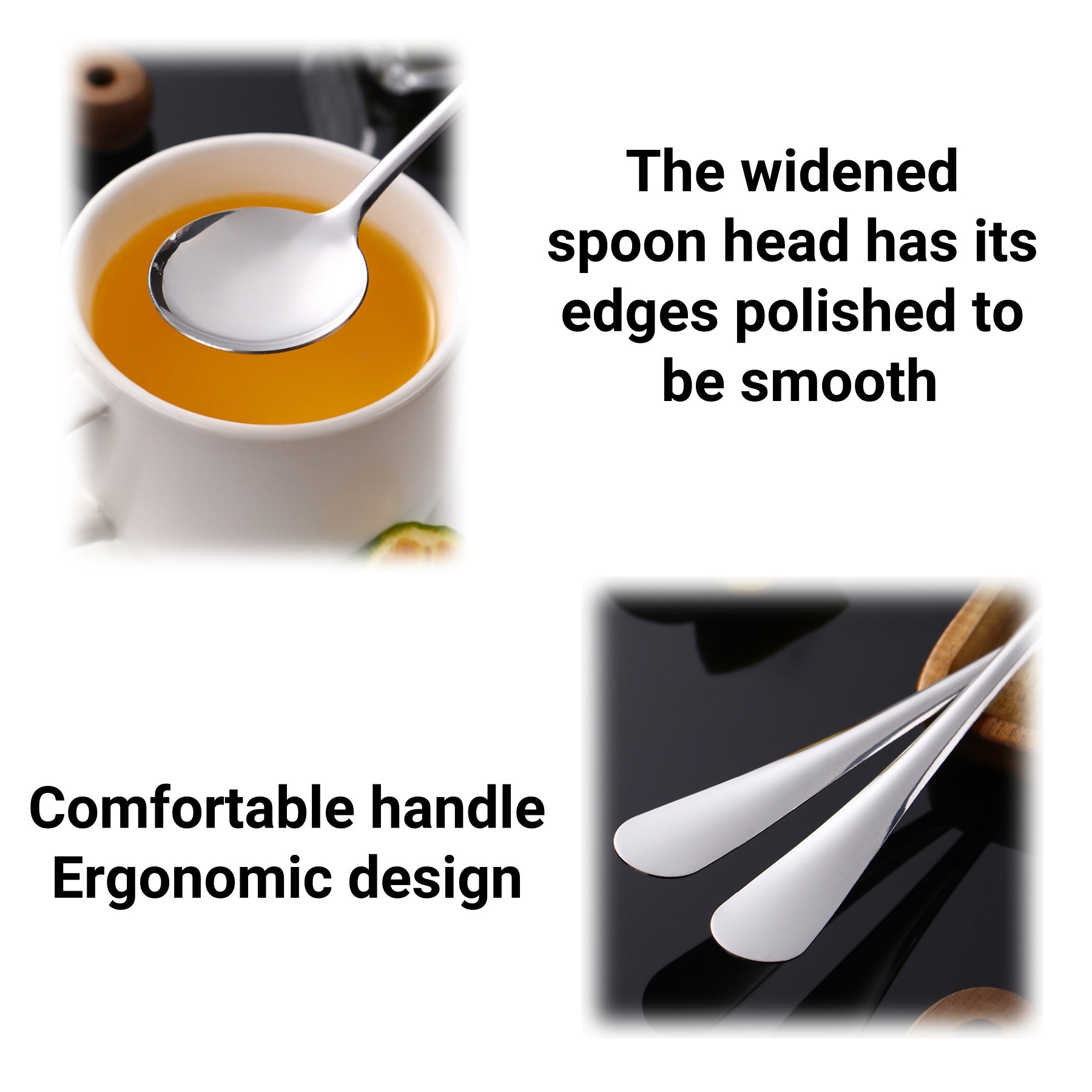 Thickened Stainless Steel Soup Spoon