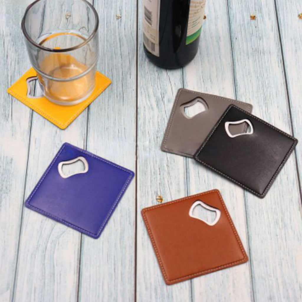 Stainless Steel Bottle Opener Coaster