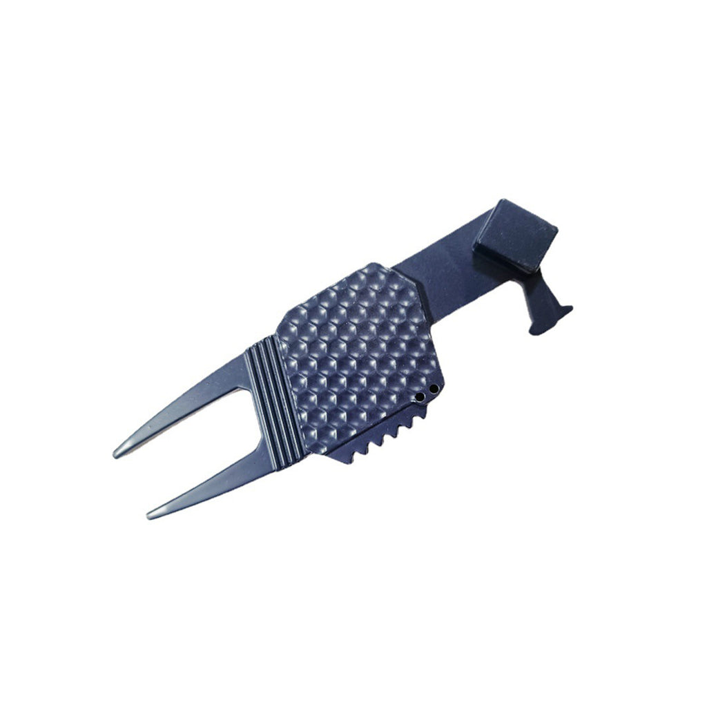 Spray Painting Process Zinc Alloy Hairbrush Golf Fork