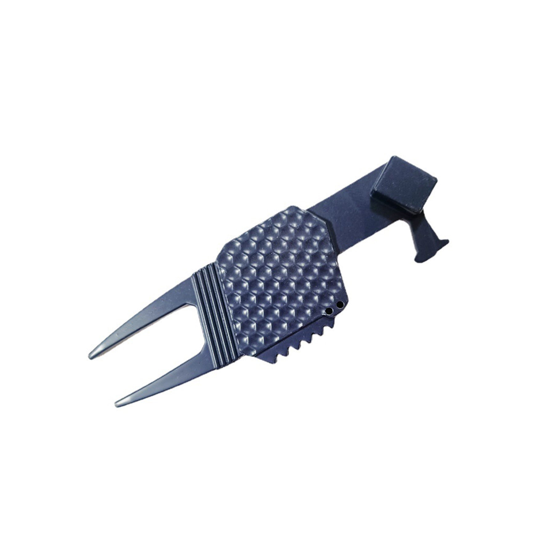 Spray Painting Process Zinc Alloy Hairbrush Golf Fork