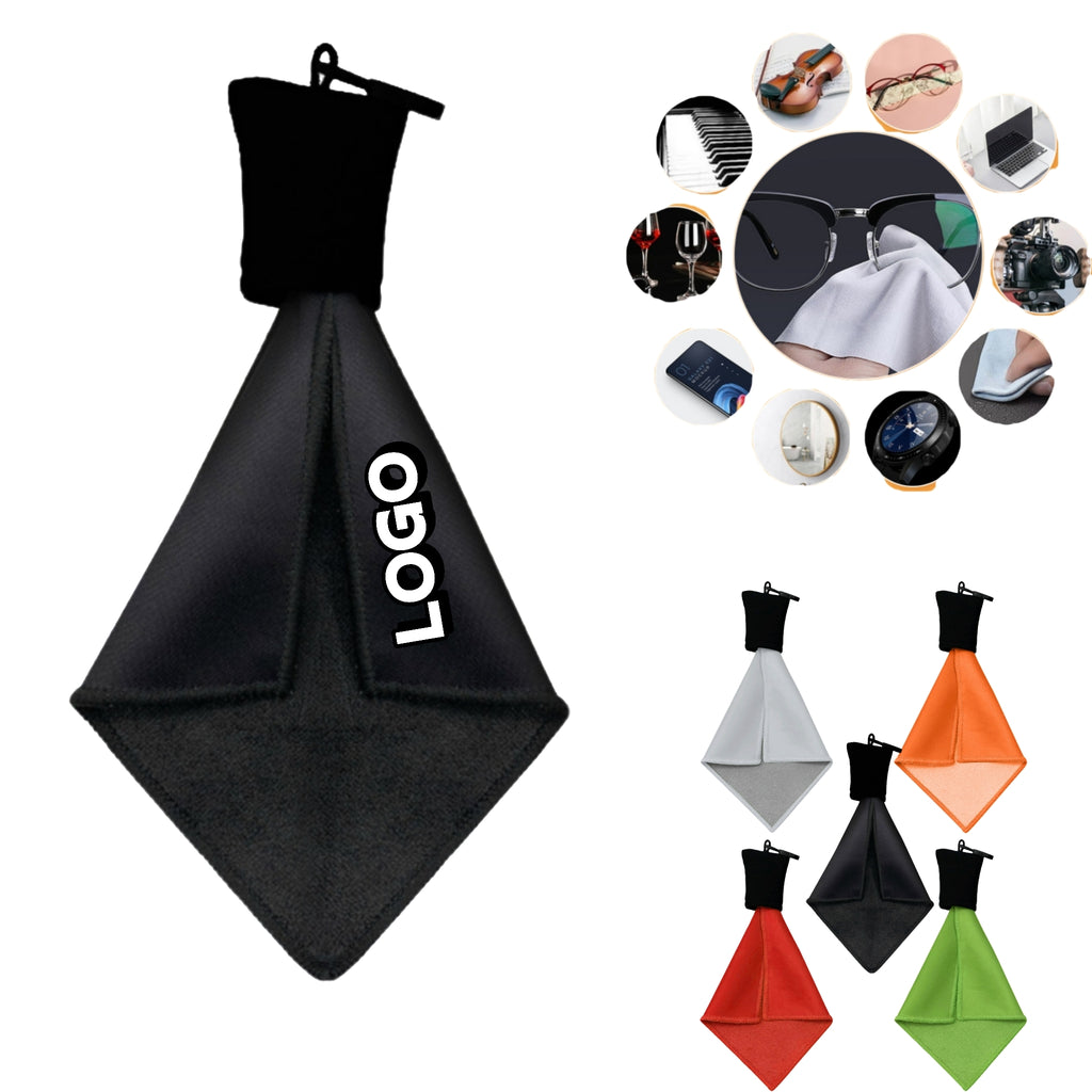 Microfiber Keychain Glasses Cleaner Cloth Portable