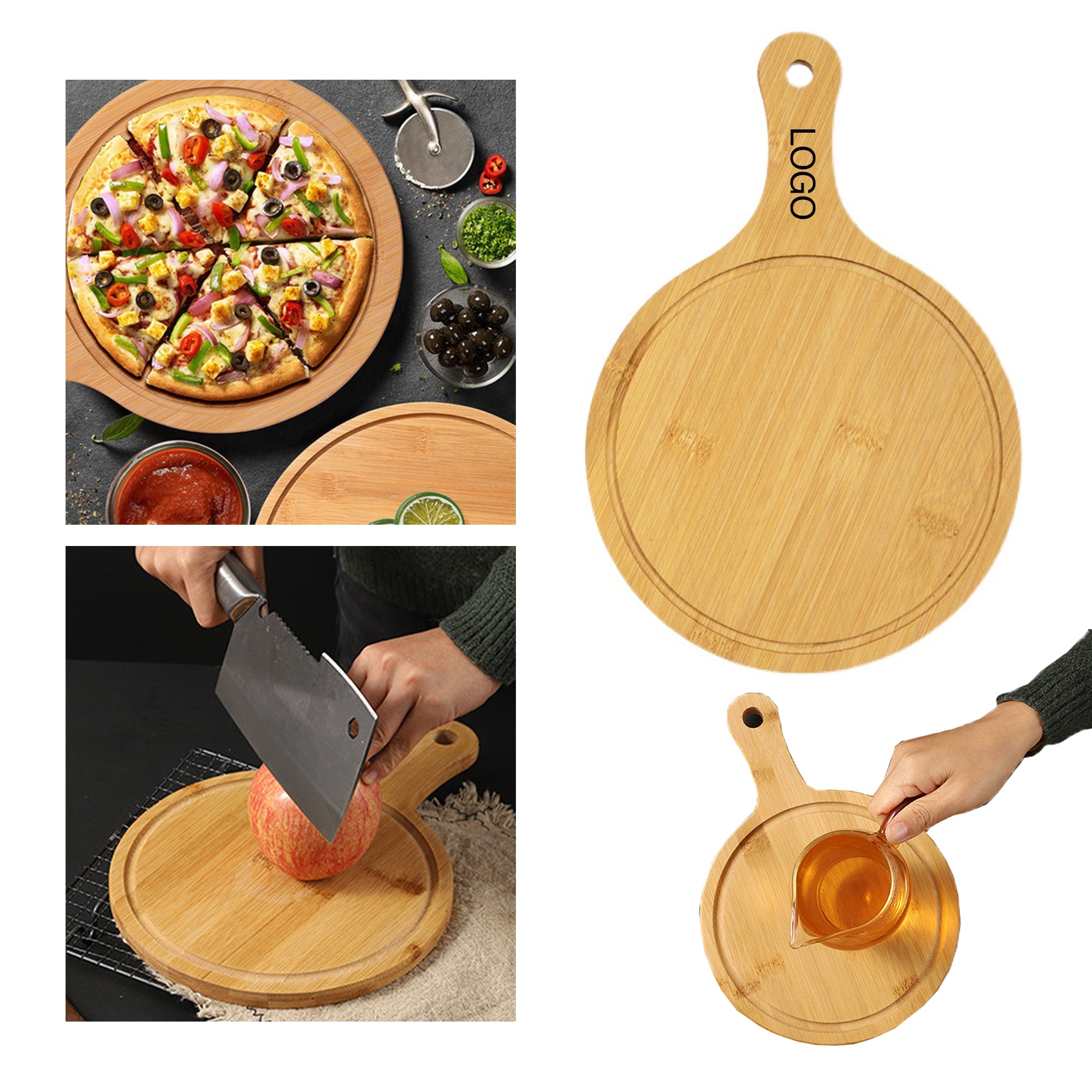 Wood Pizza Tray