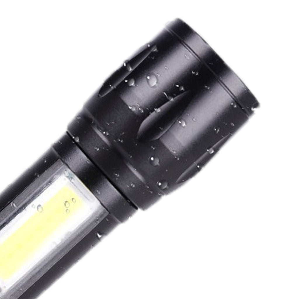 Zoom In-Out Flashlight with Clip