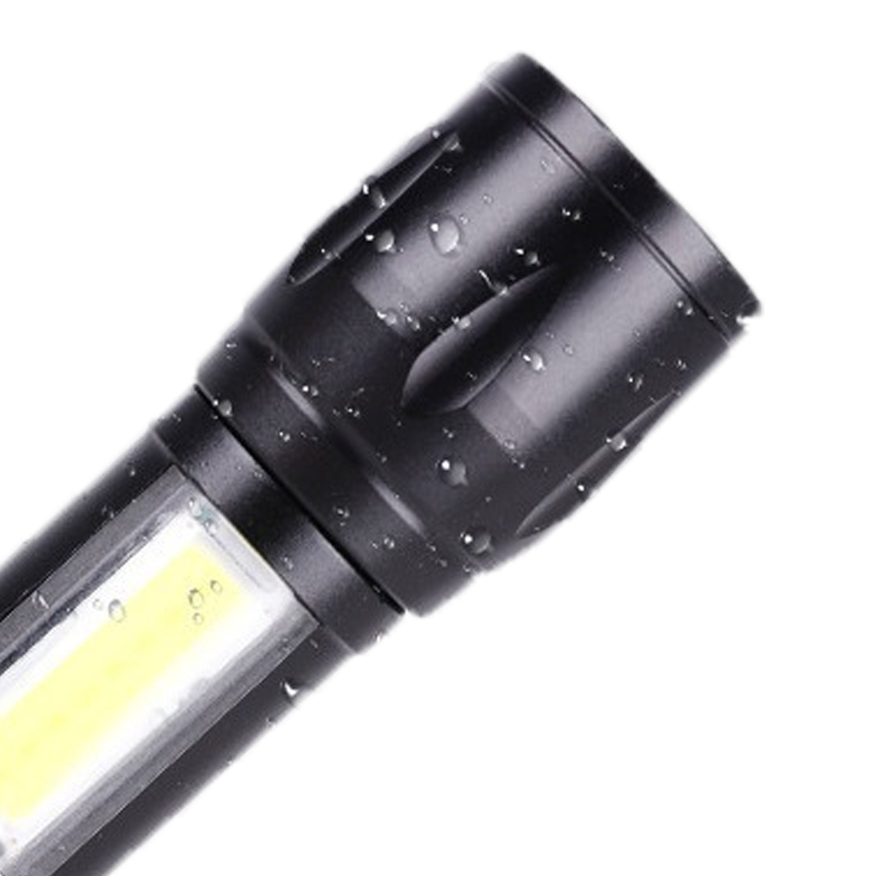 Zoom In-Out Flashlight with Clip