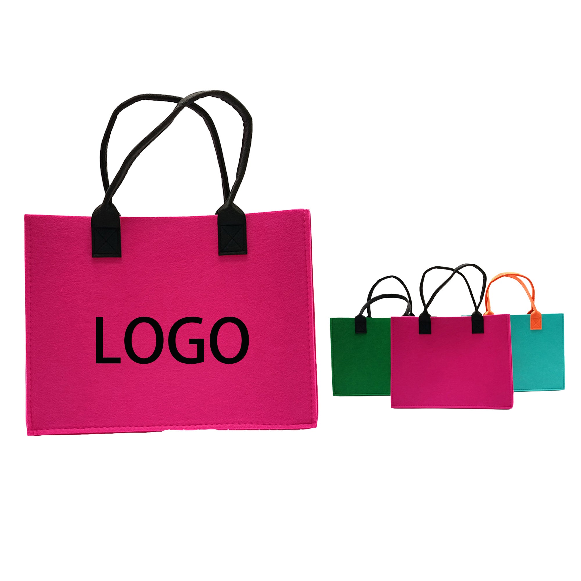Large-Capacity Felt Tote - Versatile Bag