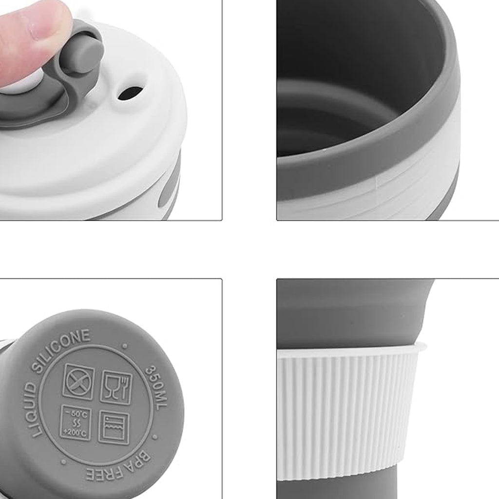 Collapsible Coffee Cup With Lid