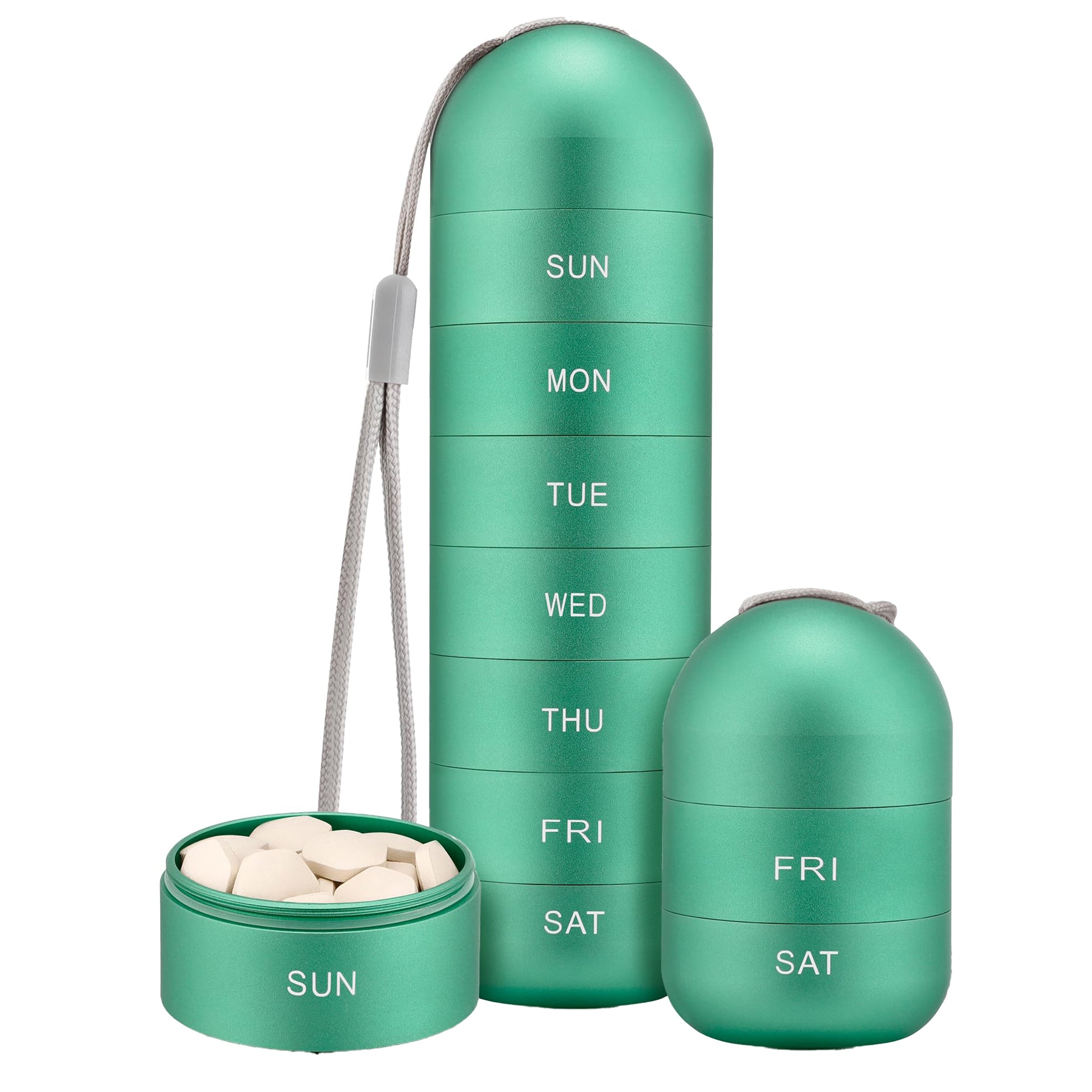 Big Style Delicate Metal Sealed Waterproof Outdoor Pill Box