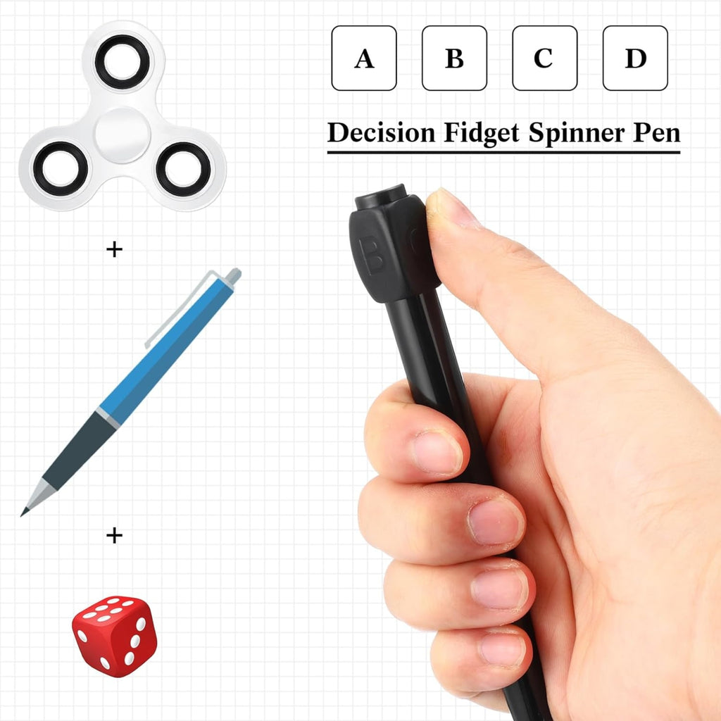 ABCD Rotary Optional Black Neutral Pressure Relief Pen