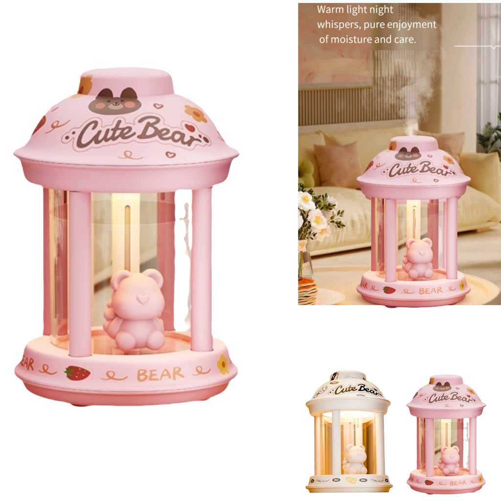Animal Shape USB Mini Humidifier Night Light Desktop