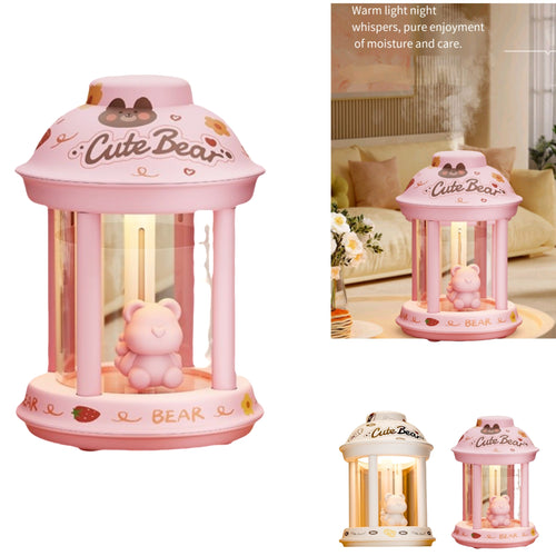 Animal Shape USB Mini Humidifier Night Light Desktop