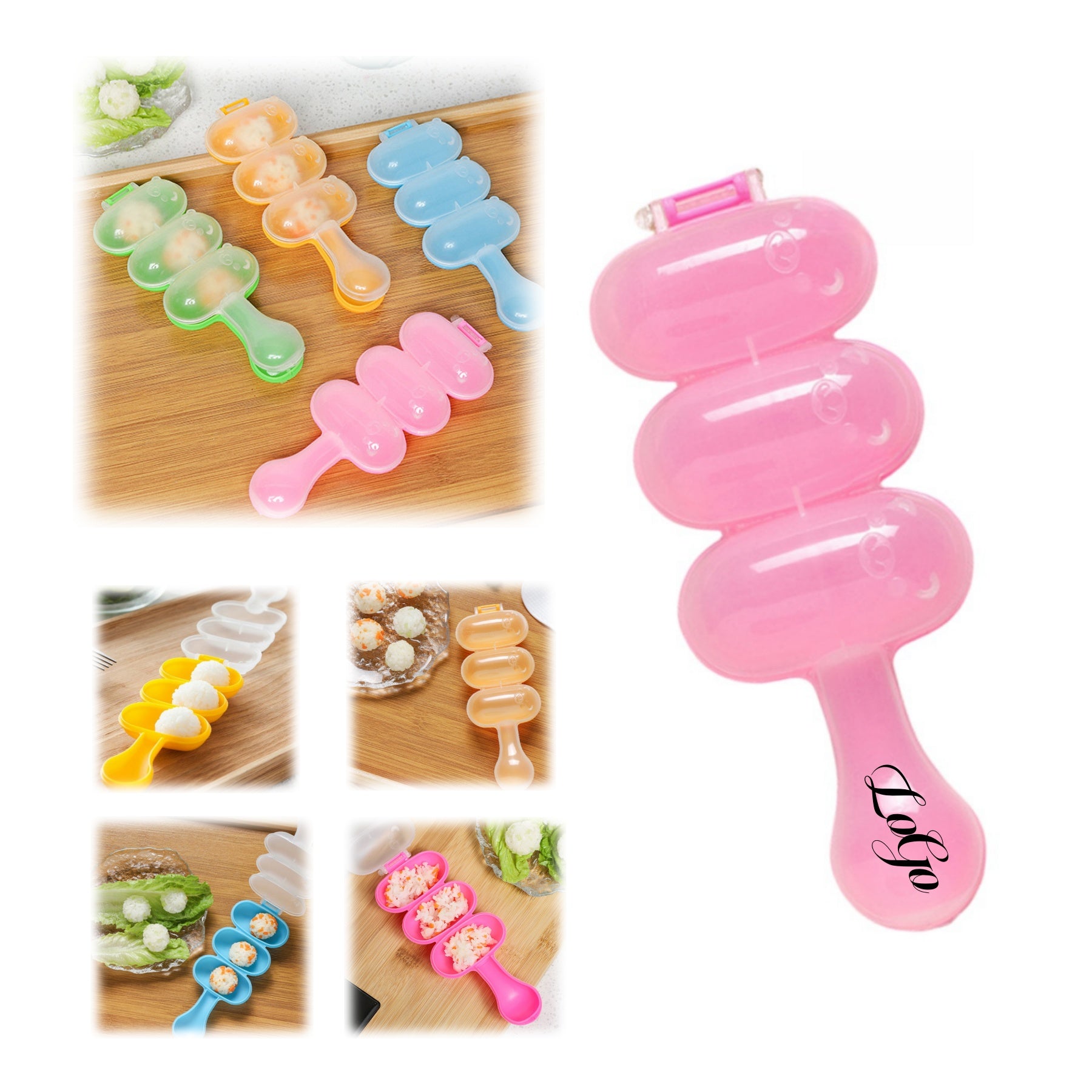 Shake - And - Make Rice Ball Mold