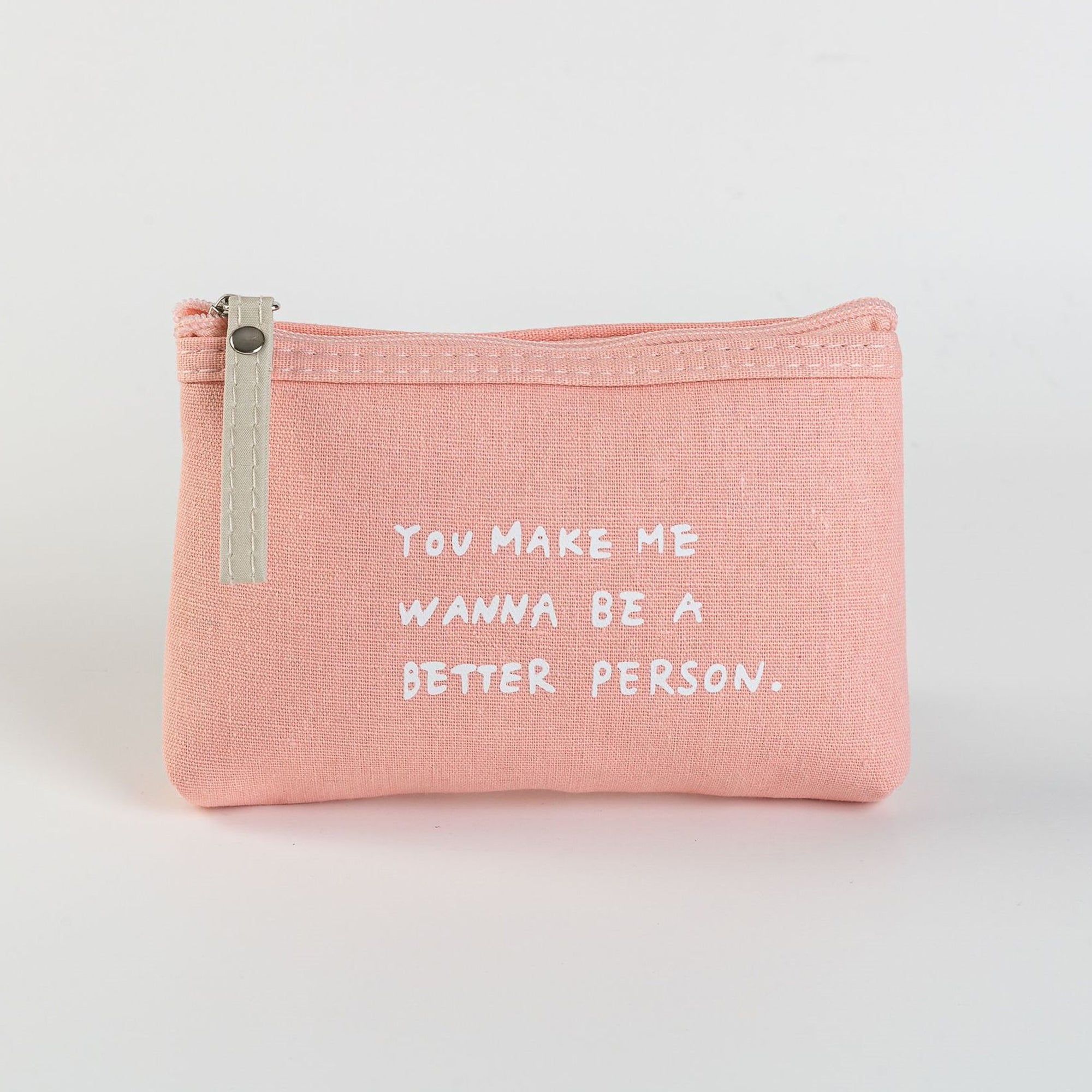 Canvas Card Key Zipper Coin Purse Bag