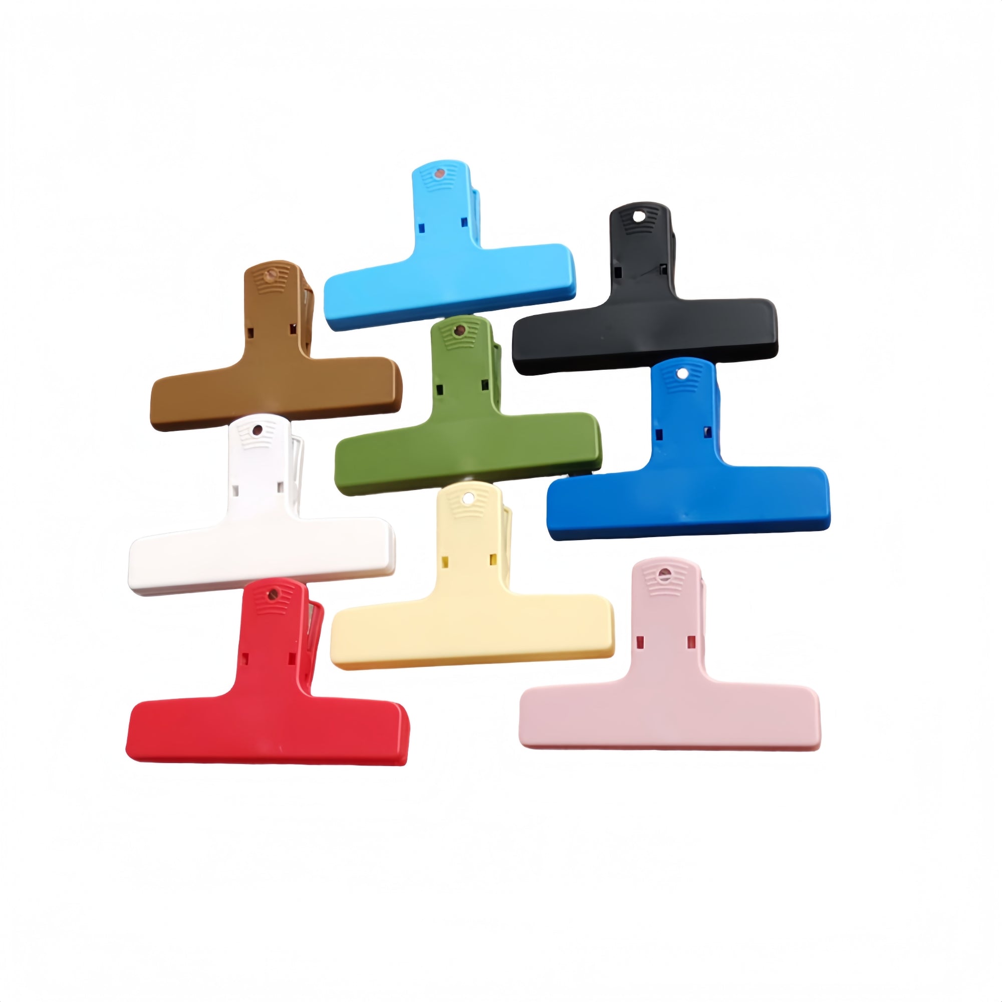 Colorful T Shaped Plastic Clips