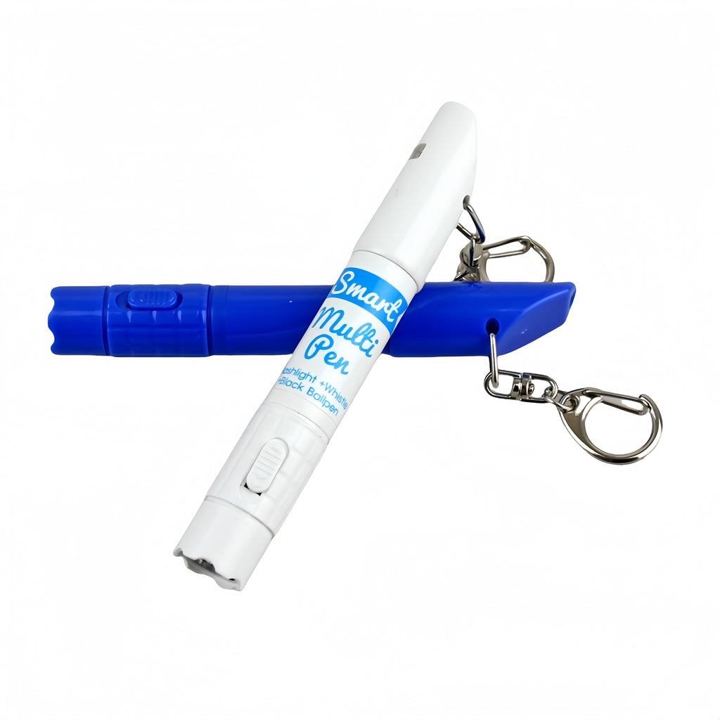 Led Whistle Pen With Lanyard
