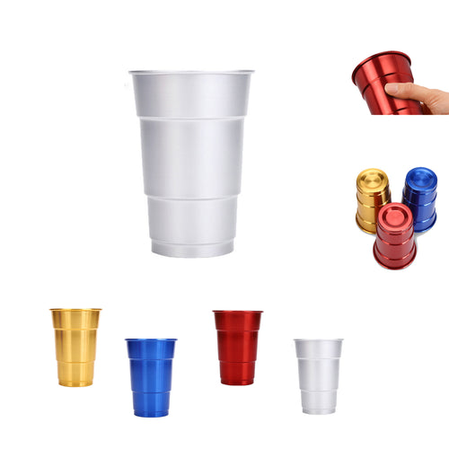 16Oz Aluminum Reusable Stadium Party Beer Cup