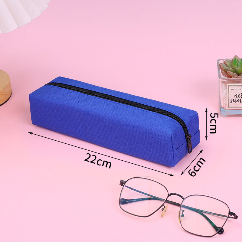 Simple Large Capacity Oxford Cloth Pencil Pouch