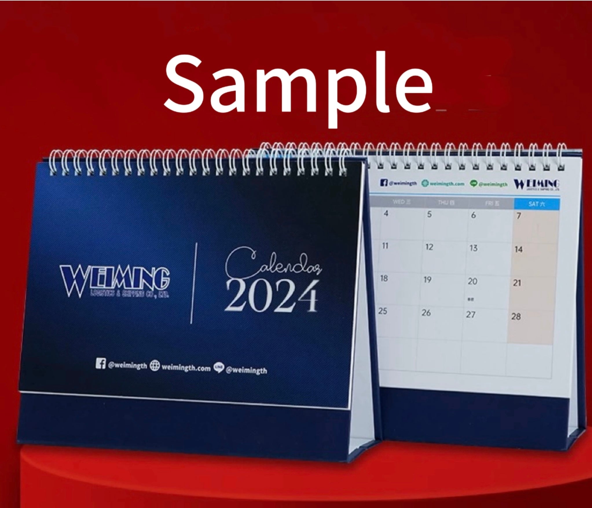 Custom Desk Calendar