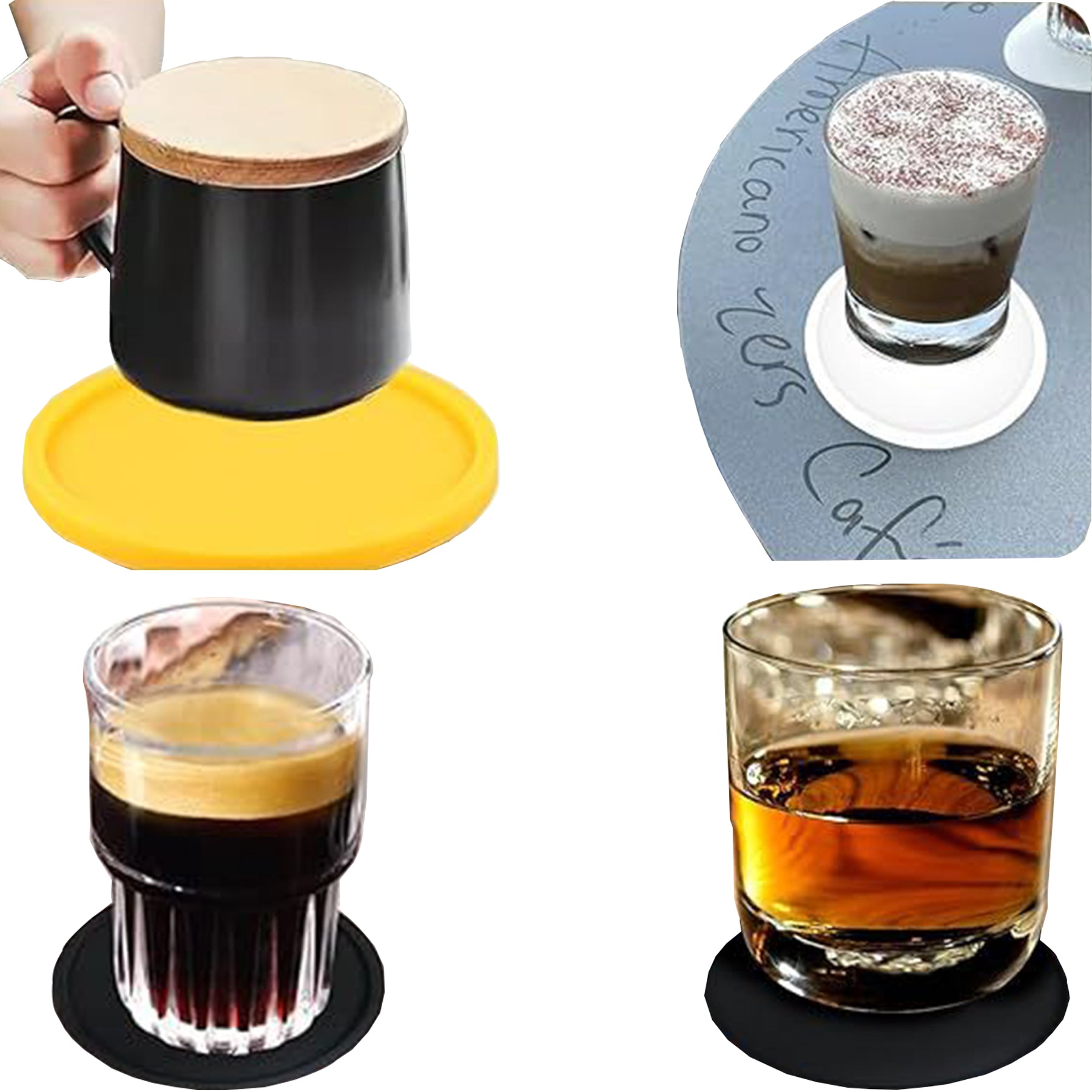 Food-Grade Silicone Coaster